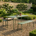 Eton Aluminium Bench Set Green