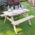 Forest Large Rectangular Picnic Table