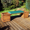 Charles Taylor Brown Planter Bench